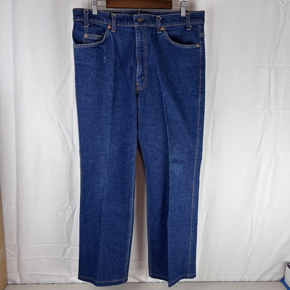 Vintage Levis 515 Jeans Mens 38x30 Blue Denim Made in USA Red Tab Classic 90s
